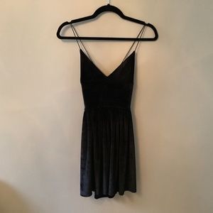 Velvet black dress